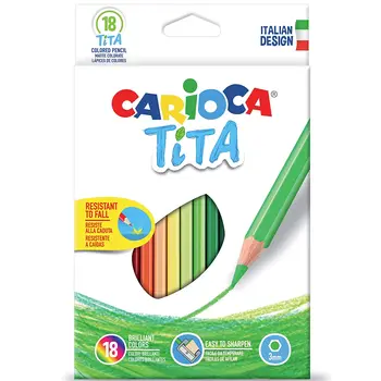 

Carioca a11100012 tita-pack of 18 pencils, multicolor pens