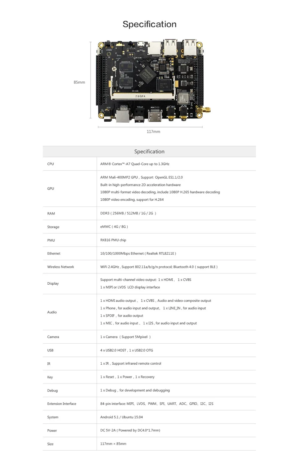 ShenzhenMaker магазин Firefly-PX3-SE