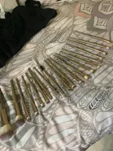 Makeup-Brushes-Set Eyeshadow Blush Hair-Foundation-Powder Professional Natural MAANGE