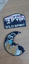 DIY Adventure Travel Patches For Clothing Mountain Camping Badge Space Stripe Iron On