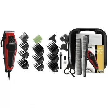 

HAIR CLIPPER WAHL CLIP N TRIM - 9 GUIDE COMBS-CUTTING WIDTH 46MM - 2 INTERCHANGEABLE HEADS ACCESSORY EARS/EYEBROW + BARB