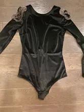 Vintage apliques con cuentas traje de terciopelo de mujer 2020 de moda Sexy sin espalda cuello en V Crossover trajes para mujer Casual cuerpo Femme