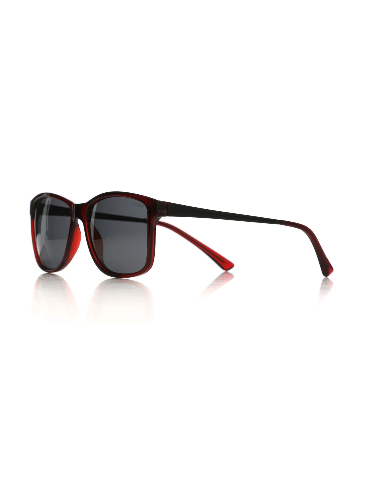 

Unisex sunglasses hw 1364 04 bone red organic square square 56-15-140 hawk