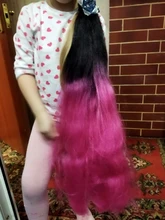 Pelo trenzado sintético 100g 24 pulgadas Single Color degradado verde amarillo Rosa rubia trenza extensión de pelo giro Jumbo MUMUPI