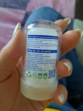 Desodorante de cristal de 60g para hombres y mujeres, palo de alumbre, eliminador de olor de axila corporal, antitranspirante, palo desodorante indefinido