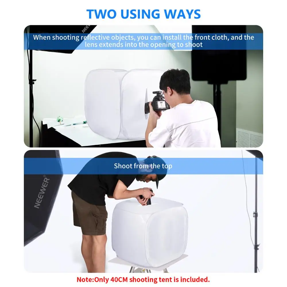 Neewer 16x16 дюймов/40x40 см фотостудия съёмка тент светильник куб диффузионная Мягкая