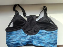 De las mujeres de los deportes sujetador de La Yoga transpirable Top de secado rápido a prueba de golpes a prueba Cruz Push Up fitness sujetador para actividad gimnasio corriendo sujetador