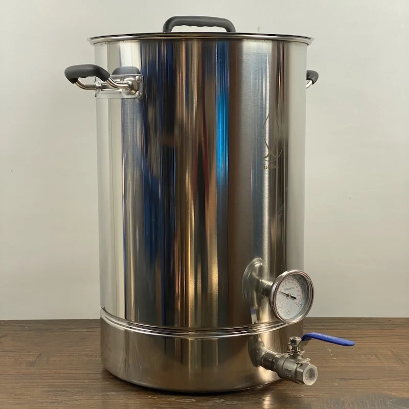 38L (8.5Gal) Wort kettle brewing, Brew Kettle Stainless steel tank 304