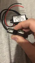 DC-DC de 12V a 5V, 3a, 15W, convertidor de potencia del coche, Micro Mini USB, fuente de alimentación de reducción de voltaje, adaptador de salida, baja protección automática de calor