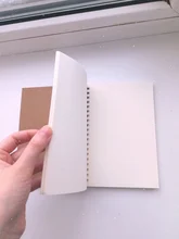 Bloc de notas para dibujo y pintura de grafiti, diario de bocetos, cubierta suave de papel negro, Bloc de notas, cuaderno, suministros escolares de oficina, 1 ud.