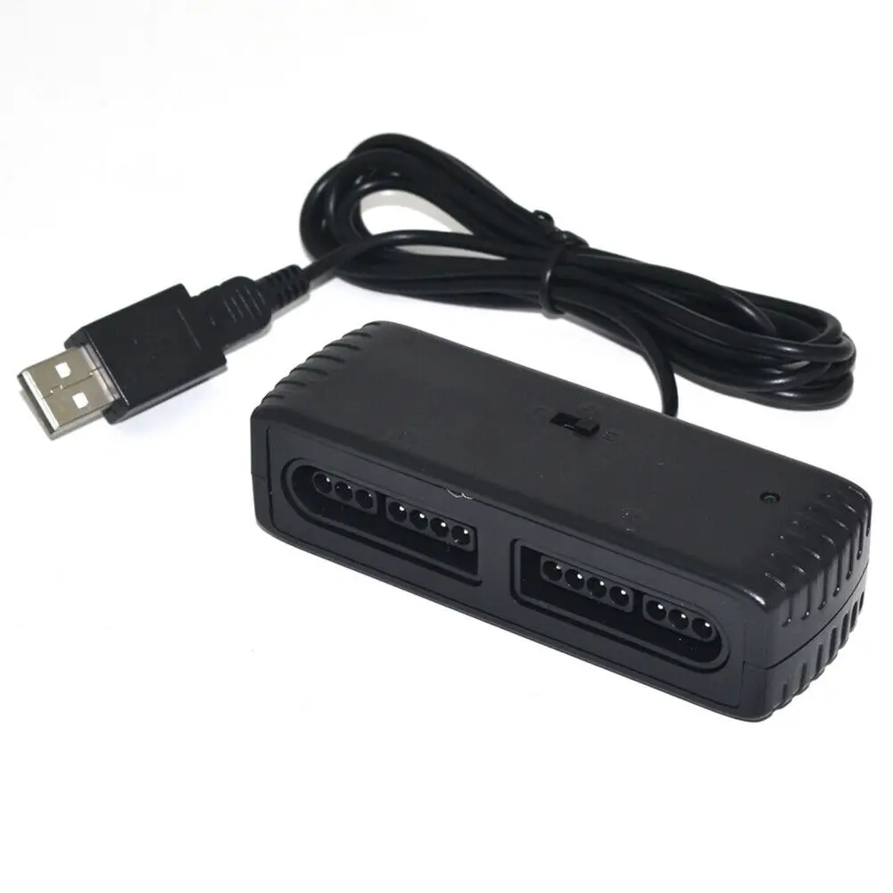 2 игрока SNES двойной порт контроллер адаптер для паровой Android ПК MAC OTG USB|Адаптеры