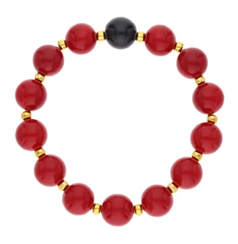 

Silver Bracelet with agate, pearls artificial and Murano glasses sunlight sample 925