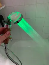 Light Shower-Head Temperature-Control Colorful Anion Pressurized Water-Saving Handheld
