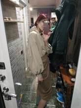 Señoras manga linterna blusa elegante camisa de las mujeres blanco negro Casual botón Vintage cuello Oficina camisa Mujer