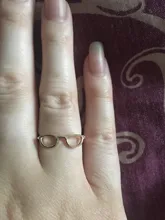Anillos geométricos de cobre minimalista Oly2u para mujeres Simple triángulo estrella redondo anillo lindo zorro dedo anillo mejor amigo regalo