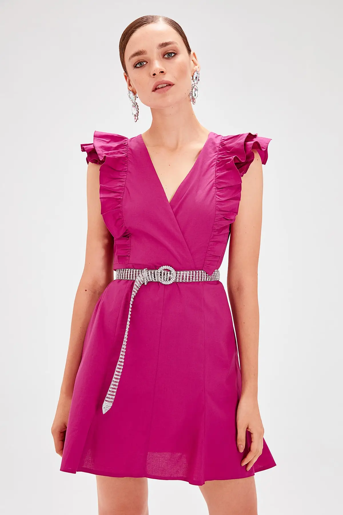 Trendyol Ruffle Detail Dress TPRSS19UT0033 | Женская одежда