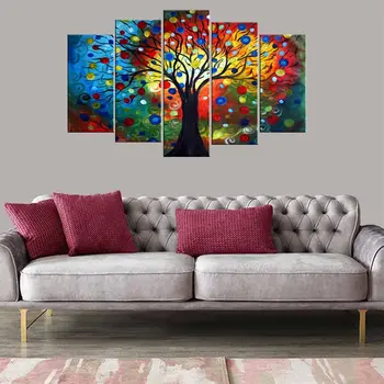 

Colorful Tree 5 Piece Mdf Table