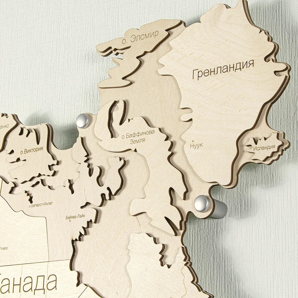 Рисунок 5 - Интерьерная карта мира на стену