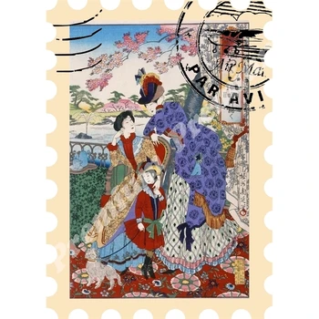

Japan souvenir magnet vintage poster
