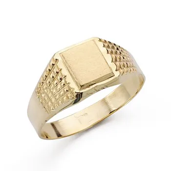 

Stamp 18k gold cadet 7mm. Hollow carved recording included-Customizable-RECORDING INCLUDED IN THE PRICE