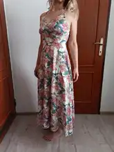 Dress Summer V-Neck Vestido Backless Floral-Print Bohemian Female Elegant Sexy Women
