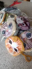 Wallet Pouch Purse Handbag Coin-Bag Small Animals-Cat Monedero Super-Cute 10CM 3D Dogs