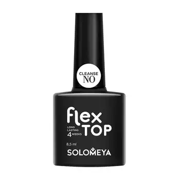 

Top Coat for nails solomeya flex top gel no cleanse
