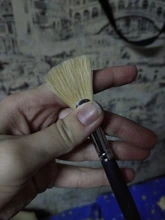 EZONE-pincel de cerdas para pintura, diferentes pinceles de tamaños, Handel de madera para óleo, Acuarela, Gouache acrílico, suministro de arte