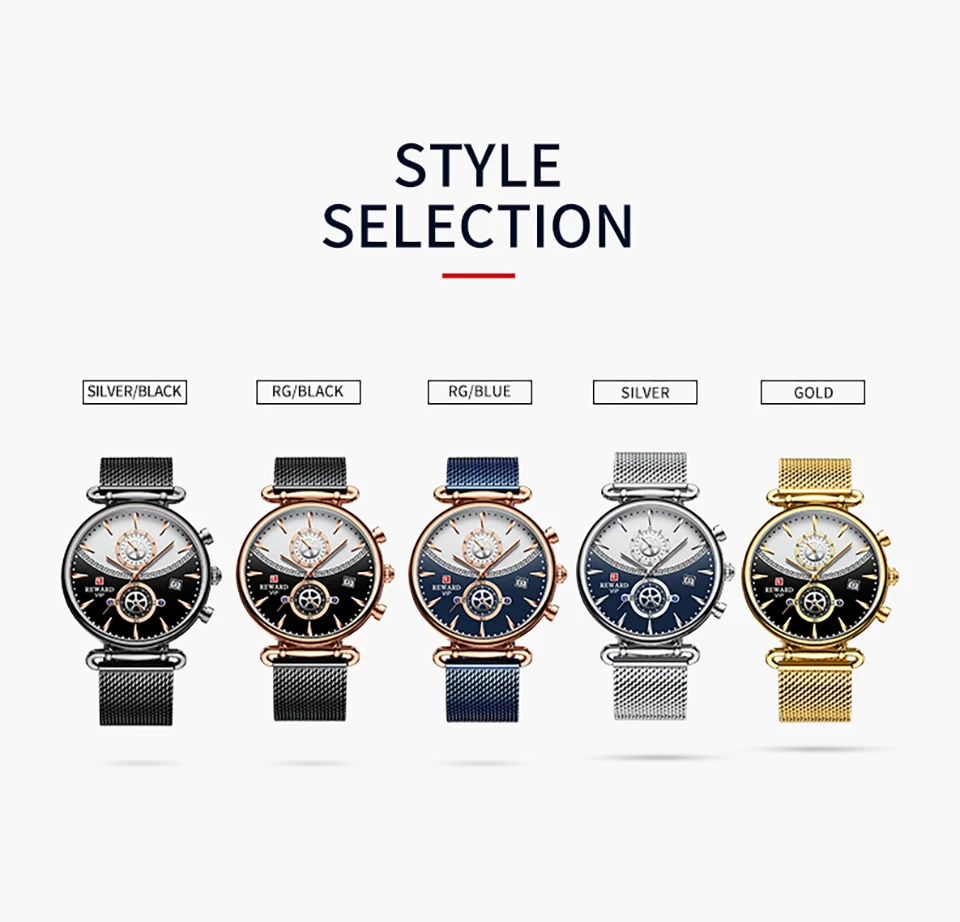 Montre de Couple étanche pour hommes, montre-bracelet à Quartz de luxe, chronographe, calendrier, bracelet en acier inoxydable_voghion.com