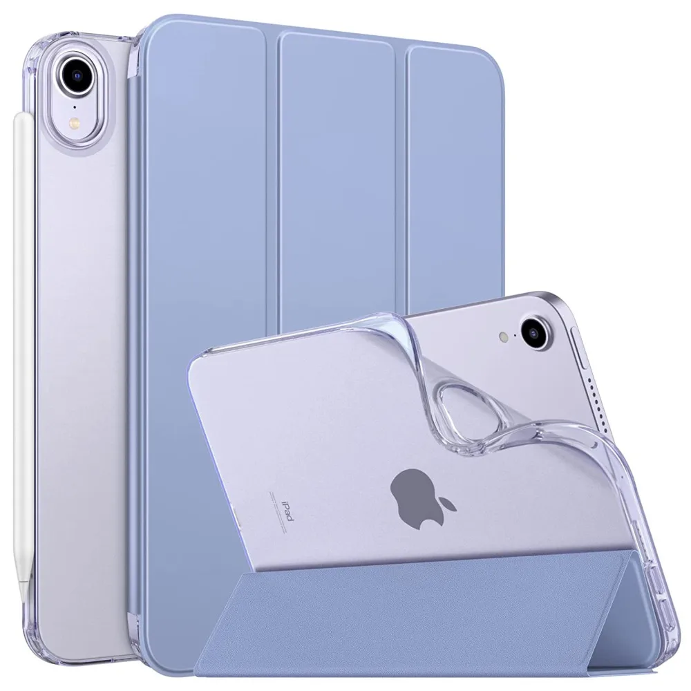 

Case For New iPad Mini 6 2021 6th Generation 8.3 inch Soft TPU Cover funda A2567 A2568 A2569 Slim Smart Shell Stand Folio Case