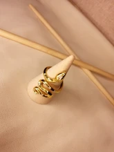 1 Uds serpiente anillo Cobra forma Retro Punk muy grandes espíritu anillo abierto anillo temperamento ajustable anillo de la joyería