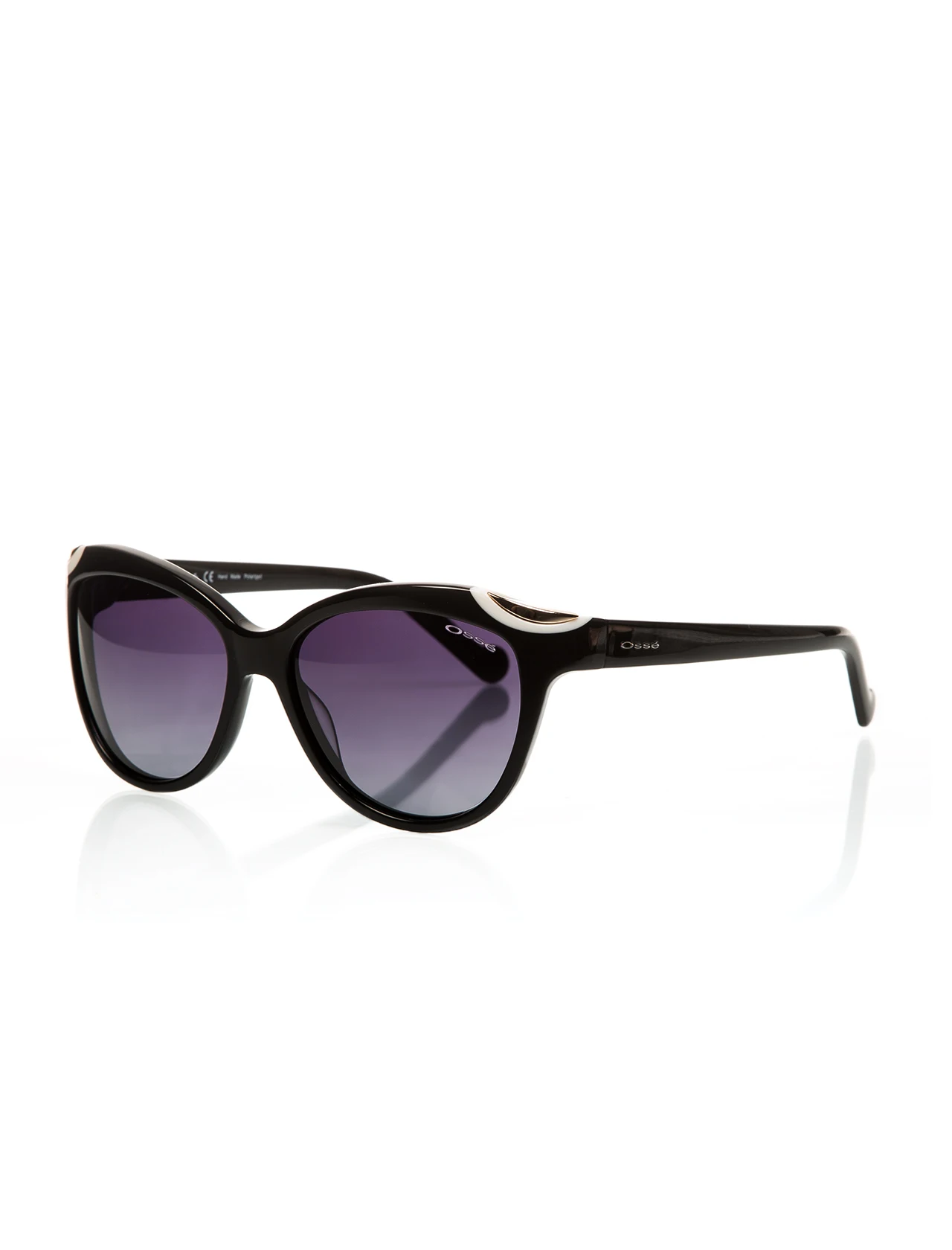 

Women's sunglasses os 2151 01 bone black organic oval aval 57-16-140 osse