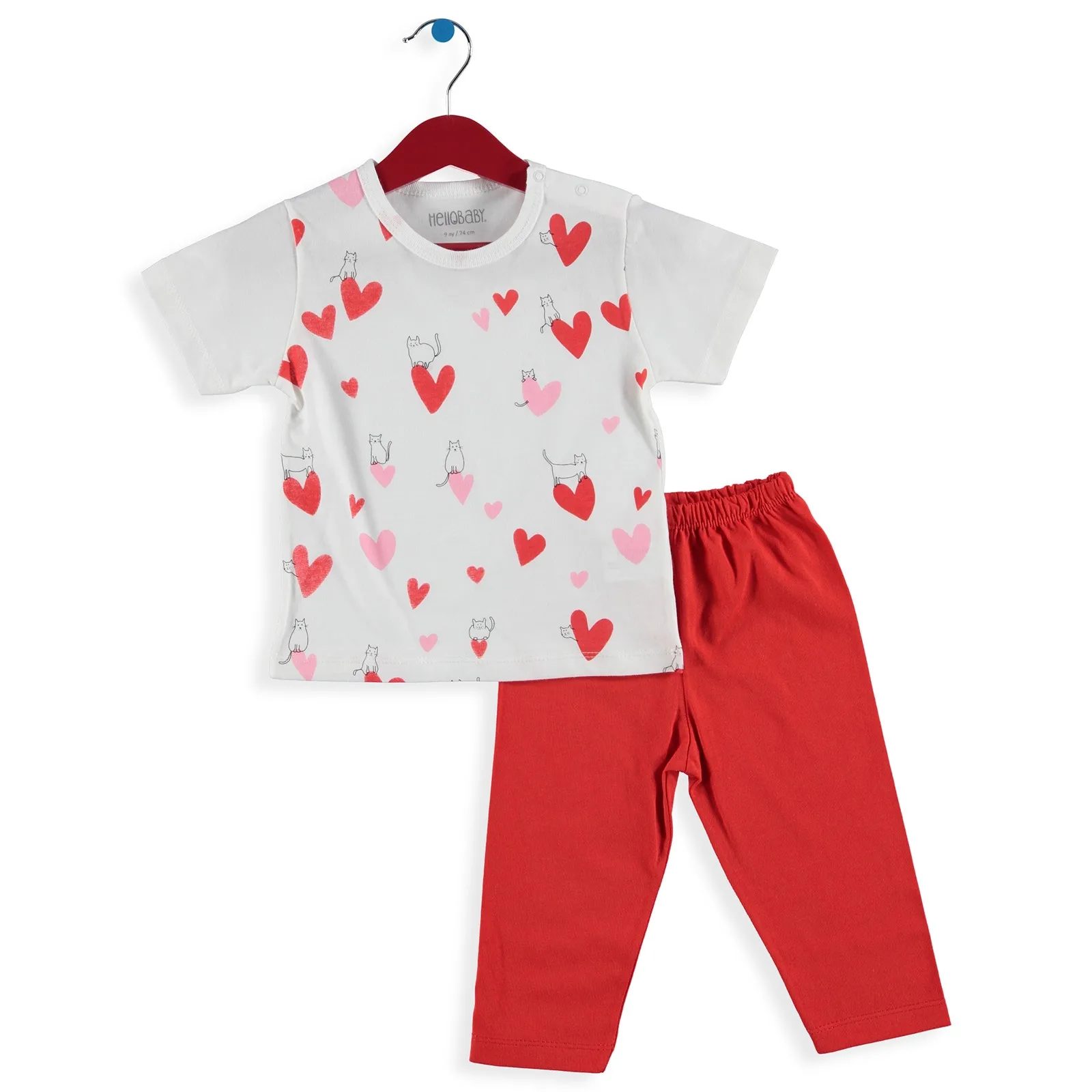 

ebebek HelloBaby Short Sleeve Pyjamas Set