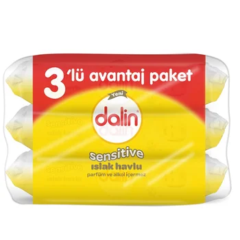

ebebek Dalin Wet Towel Sensitive 3x52 pcs