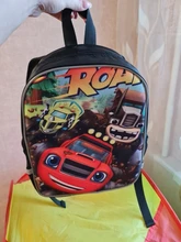 Blaze And The Monster-Mochila escolar para niños y niñas, morral ortopédico de dibujos animados