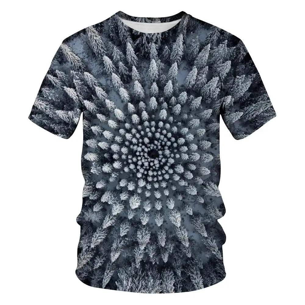

3D Dynamic Picture T-shirt Men Moving Effect Print Tshirts Male Summer tshirt Breathable Top Tees Dizzy Tshirts Couple Costume