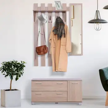 

3 IN 1 Set of Entrance Furniture Hallway Hallway 3 Piece Set Rack Mirror Shoe Rack 2 Drawers Color