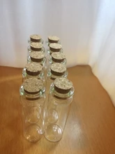 Clear Vials Glass-Bottles Cork Gifts Empty Wedding Small Home-Decoration for Holiday