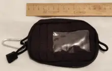 Bolsa EDC táctica impermeable para cambio de llaves, Cartera de viaje, monedero con ranuras para tarjetas, cremallera, riñonera, ropa deportiva