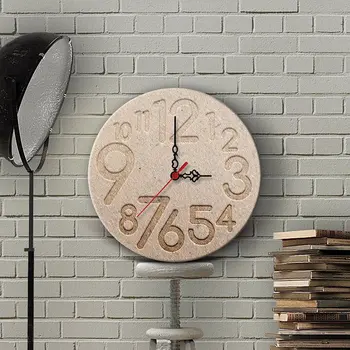 

Personalized Sea Sand Design Wooden Wall Clock (30 cm.)