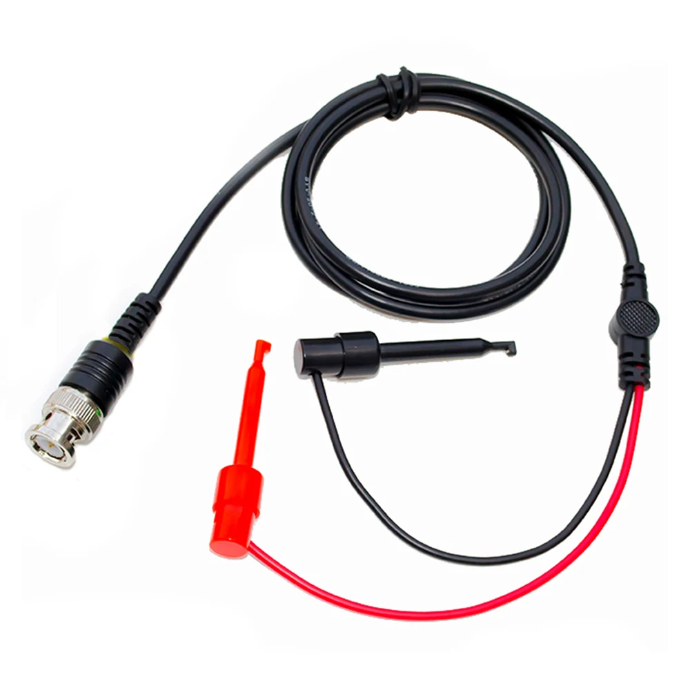 BNC Q9 Male Plug to Dual Minigrabber Test Hook Clip Test Lead for Oscilloscope 