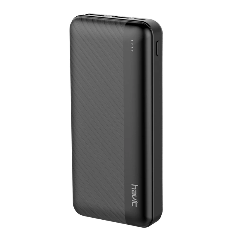 BATERIA EXTERNA 10000mAh Havit H584 Banco de energía cargador para móvil doble entrada USB con indicador LED|Cargador portátil| AliExpress