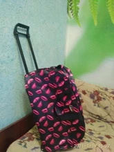 JULYS SONG-bolsas de equipaje de viaje con ruedas para hombre y mujer, maleta con ruedas