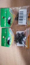 20 piezas de bola de acero inoxidable de pesca gira de 0-7 # Rolling mar pesca gira fotos conector accesorios de pesca