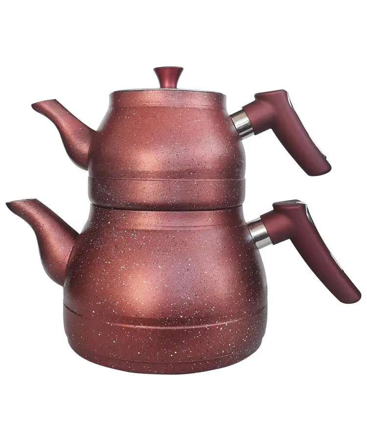 Turkish Teapot Set |Bio Granite Tea Pot| Kettle Boiler Tea Pot|Water Boiler|Turkish Traditional Teapot