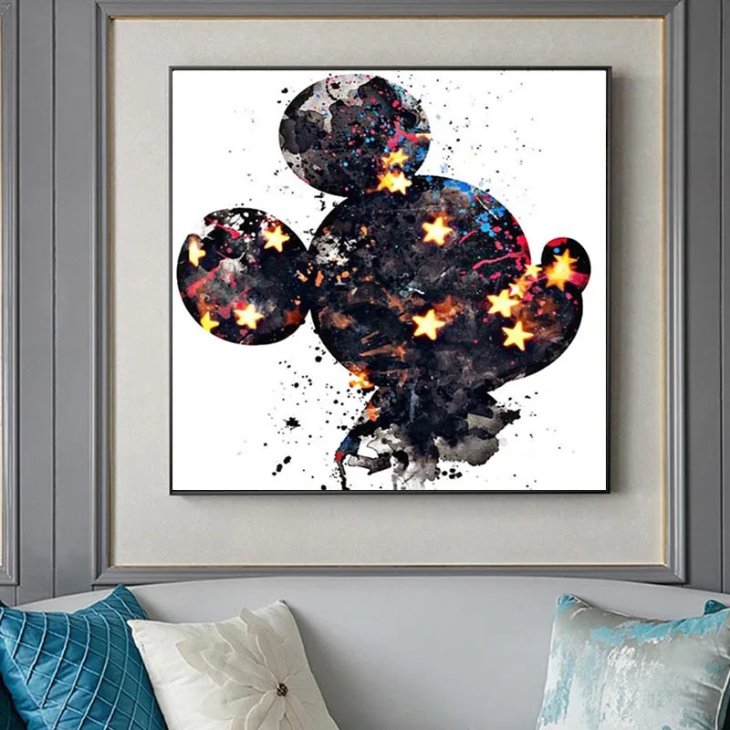 Buy wholesale Pop Art Mickey Mouse Funny Canvas Picture Wall Art