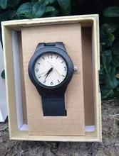 BOBO BIRD-Reloj de madera para hombre y mujer, venta de liquidación, promoción de precio, relojes de pulsera de cuarzo, correa de cuero, masculino