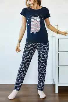 

XHAN Women Printed Pajamas set 0YXK8-43441-14