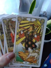 Tarot-Cards Deck Playing-Games Fate Nouveau Party Golden-Art And Guidbook New