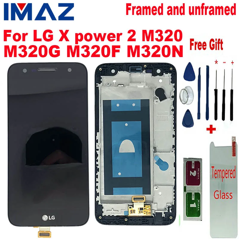 

IMAZ Original 5.5‘’ LCD For LG X power 2 M320 M320G M320F M320N LCD Display Touch Screen Digitizer Assembly For LG X5 2018 LCD